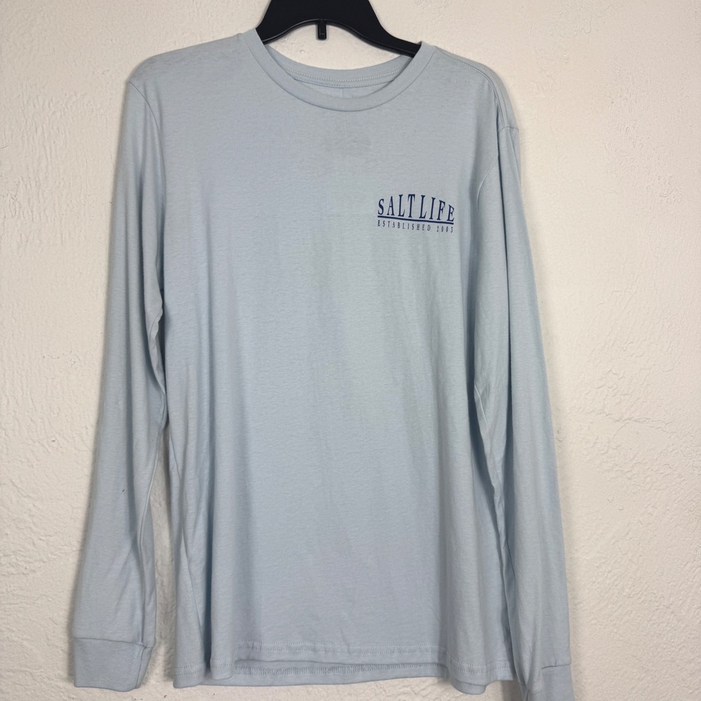 Bundle of 2 Salt Life Mens Long Sleeve Graphic T-Shirts Size Medium - Picture 7 of 10